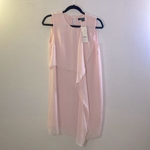 French connection size 2 pink mid thigh dress.